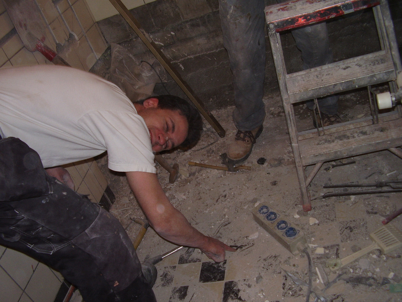 Badkamer renovatie in jaren 70 stijl